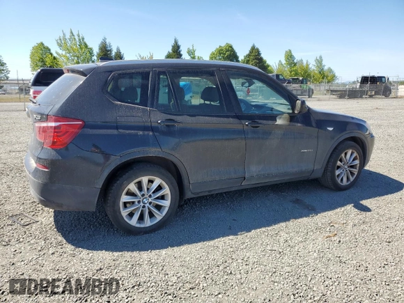 2014 BMW X3 xDrive28i z VIN 5UXWX9C52E0D42737, wystawiony jako Copart lot #55580675 z przebiegiem Nie podano mil oraz Czysty tytuł • Clean title. Historia ofert i sprzedaży dostępna na DreamBid. Obrazek 3.