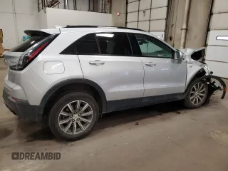 2019 Cadillac XT4 AWD Sport with VIN 1GYFZFR45KF185536, listed as a Copart auction lot 80544914 with 46,496 mi miles and Salvage Title. Bid and sale history available at DreamBid. Image 3.