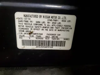 2010 Infiniti EX Journey z VIN JN1AJ0HR3AM757248, wystawiony jako Copart lot #57889105 z przebiegiem 135 602 mil mil oraz Szkoda całkowita • Salvage title. Historia ofert i sprzedaży dostępna na DreamBid. Obrazek 13.