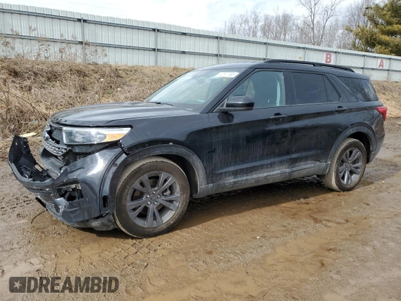 2023 Ford Explorer XLT with VIN 1FMSK8DH9PGB34505, listed as a Copart auction lot 47617695 with 36,818 mi miles and Clean Title. Bid and sale history available at carsss.com. Image 1.