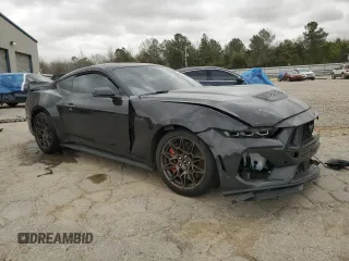 2024 Ford Mustang GT with VIN 1FA6P8CF8R5420289, listed as a Copart auction lot 49837415 with 19,636 mi miles and Salvage title. Bid and sale history available at DreamBid. Image 4.