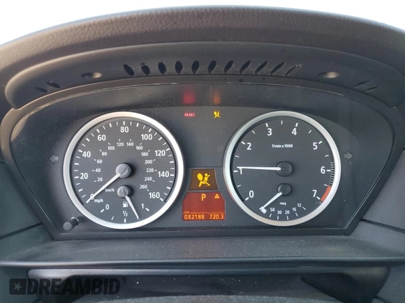 2004 BMW 5 Series 530i with VIN WBANA73544B802125, listed as a Copart auction lot 47831815 with 82,188 mi miles and Salvage Title. Bid and sale history available at DreamBid. Image 9.