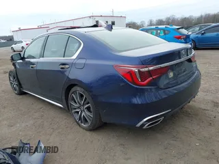 2019 Acura RLX Hybrid Advance Pkg with VIN JH4KC2F97KC000076, listed as a IAAI auction lot 41897197 with 111,333 mi miles. Bid and sale history available at carsss.com. Image 3.