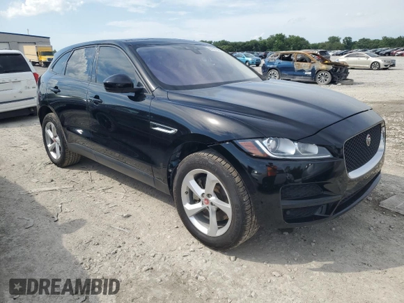 2018 Jaguar F-Pace 30t Premium with VIN SADCJ2GX4JA236479, listed as a Copart auction lot 61927345 with 81,452 mi miles and Salvage title. Bid and sale history available at DreamBid. Image 4.
