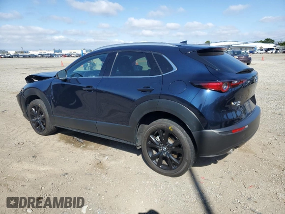 2023 Mazda CX-30 S Premium with VIN 3MVDMBDM7PM543849, listed as a Copart auction lot 54852415 with 20,898 mi miles and Salvage title. Bid and sale history available at DreamBid. Image 2.