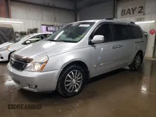 2012 Kia Sedona EX with VIN KNDMH4C7XC6483296, listed as a Copart auction lot 76624984 with 203,980 mi miles and Salvage Title. Bid and sale history available at carsss.com. Image 1.
