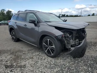 2021 Toyota Highlander XSE with VIN 5TDJZRBH0MS104704, listed as a Copart auction lot 59743145 with Not provided miles and Salvage title. Bid and sale history available at DreamBid. Image 4.