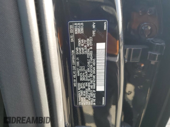 2020 Volvo XC90 Momentum with VIN YV4102PK3L1601292, listed as a Copart auction lot 87315894 with 90,059 mi miles and Salvage Title. Bid and sale history available at carsss.com. Image 13.