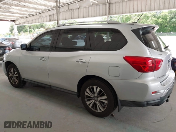 2018 Nissan Pathfinder SL with VIN 5N1DR2MN7JC679155, listed as a IAAI auction lot 42546774 with 105,614 mi miles and . Bid and sale history available at DreamBid. Image 14.