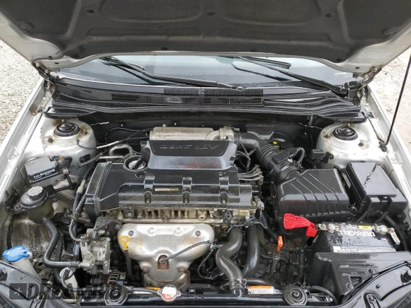 2009 Kia Spectra EX with VIN KNAFE221595657550, listed as a Copart auction lot 52805205 with 95,777 mi miles and Salvage Title. Bid and sale history available at DreamBid. Image 11.