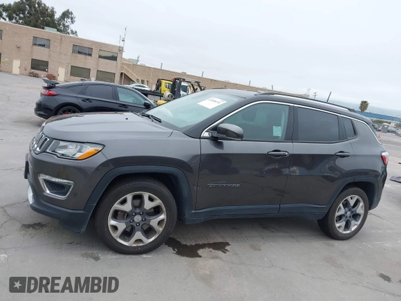 2021 Jeep Compass Limited with VIN 3C4NJCCB0MT571336, listed as a IAAI auction lot 42058191 with 53,039 mi miles and . Bid and sale history available at DreamBid. Image 14.