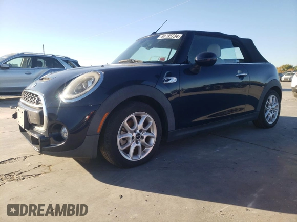 2017 MINI Convertible Cooper S with VIN WMWWG9C36H3C81988, listed as a Copart auction lot 80795784 with Not provided miles and Salvage title. Bid and sale history available at DreamBid. Image 1.