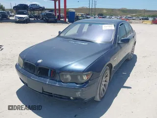 2002 BMW 7 Series 745i with VIN WBAGL63462DP50504, listed as a IAAI auction lot 41698849 with 128,939 mi miles and . Bid and sale history available at DreamBid. Image 2.