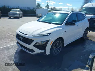 2023 Hyundai Kona N Line with VIN KM8K3CA34PU980566, listed as a IAAI auction lot 41745359 with 45,951 mi miles. Bid and sale history available at carsss.com. Image 19.