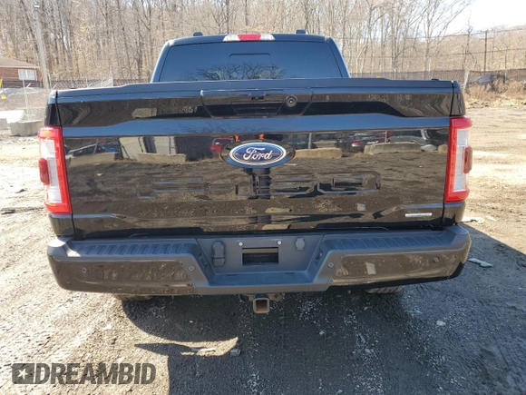2023 Ford F-150 XL with VIN 1FTFW1E88PKE75844, listed as a Copart auction lot 47406135 with 19,471 mi miles and Salvage Title. Bid and sale history available at carsss.com. Image 6.
