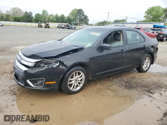 2012 Ford Fusion S with VIN 3FAHP0GA3CR364128, listed as a Copart auction lot 51093755 with 186,607 mi miles and Salvage Title. Bid and sale history available at carsss.com. Image 1.