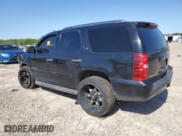 2007 Chevrolet Tahoe LS с VIN 1GNFC13CX7R396240, выставлен на аукционе Copart как лот 52126425 с пробегом 251 961 миль миль и Списание • Salvage title. История ставок и продаж доступна на DreamBid. Изображение 2.