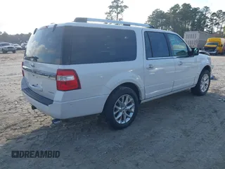 2015 Ford Expedition Max Limited with VIN 1FMJK1KT0FEF01487, listed as a IAAI auction lot 41480003 with Not Provided miles. Bid and sale history available at carsss.com. Image 4.