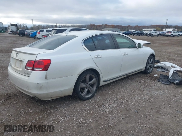2008 Lexus GS 350 with VIN JTHBE96S380038307, listed as a IAAI auction lot 40749716 with 132,890 mi miles. Bid and sale history available at carsss.com. Image 4.