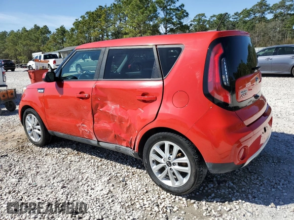 2018 Kia Soul + with VIN KNDJP3A55J7617320, listed as a Copart auction lot 48003195 with 105,266 mi miles and Clean Title. Bid and sale history available at carsss.com. Image 2.