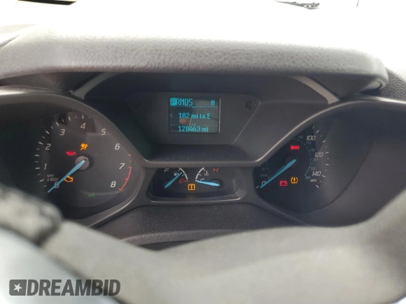 2017 Ford Transit Connect XLT with VIN NM0LS7F79H1324491, listed as a Copart auction lot 60055345 with 128,463 mi miles and Salvage title. Bid and sale history available at DreamBid. Image 9.