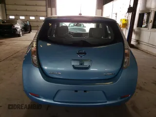 2015 Nissan LEAF SV with VIN 1N4AZ0CPXFC329112, listed as a Copart auction lot 65604163 with 67,558 mi miles. Bid and sale history available at carsss.com. Image 6.