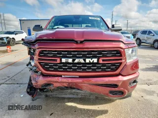 2022 Ram 1500 Big Horn z VIN 1C6SRFMT3NN194076, wystawiony jako Copart lot #58760505 z przebiegiem 75 849 mil mil oraz Szkoda całkowita • Salvage title. Historia ofert i sprzedaży dostępna na DreamBid. Obrazek 5.