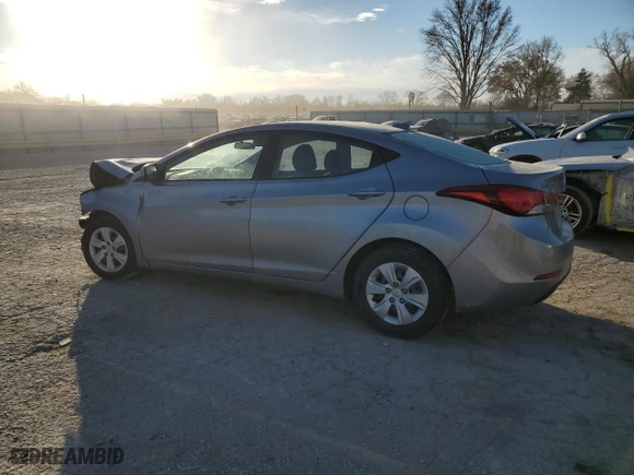 2016 Hyundai Elantra SE with VIN 5NPDH4AE1GH709982, listed as a Copart auction lot 84433434 with 0 mi miles and Salvage Title. Bid and sale history available at carsss.com. Image 2.