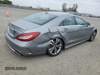 2015 Mercedes-Benz CLS 550 with VIN WDDLJ7DB6FA139038, listed as a Copart auction lot 59001645 with 46,084 mi miles and Salvage title. Bid and sale history available at DreamBid. Image 3.