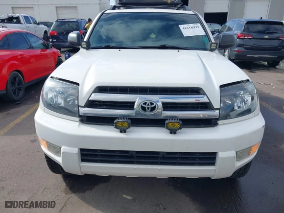 2005 Toyota 4Runner SR5 with VIN JTEBU14R750073185, listed as a IAAI auction lot 41618999 with 196,126 mi miles. Bid and sale history available at carsss.com. Image 13.