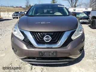 2016 Nissan Murano S with VIN 5N1AZ2MG6GN140205, listed as a Copart auction lot 48783545 with 117,499 mi miles and Salvage Title. Bid and sale history available at carsss.com. Image 5.