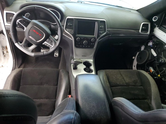 2015 Jeep Grand Cherokee SRT with VIN 1C4RJFDJ6FC902573, listed as a Copart auction lot 43718305 with 0 mi miles and Salvage Title. Bid and sale history available at carsss.com. Image 8.
