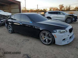 2016 BMW M5 with VIN WBSFV9C53GG343578, listed as a Copart auction lot 83691764 with 78,455 mi miles and Salvage Title. Bid and sale history available at carsss.com. Image 4.