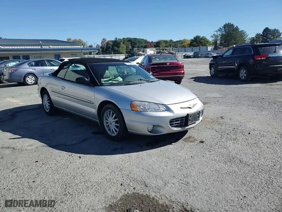 2002 Chrysler Sebring LXi with VIN 1C3EL55R62N327613, listed as a Copart auction lot 76669144 with 57,725 mi miles and Salvage Title. Bid and sale history available at carsss.com. Image 11.