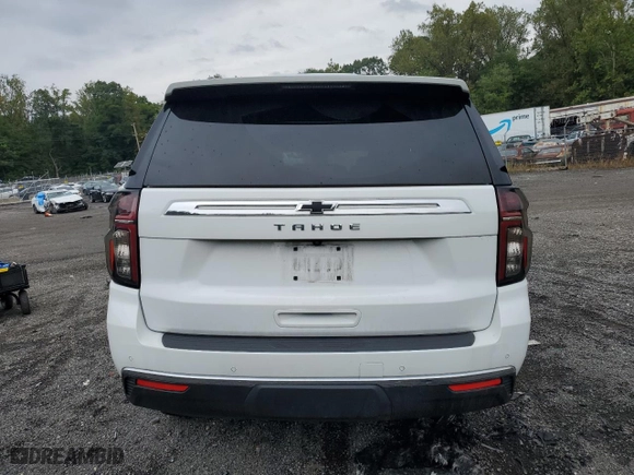 2023 Chevrolet Tahoe LS with VIN 1GNSKMKD1PR110580, listed as a Copart auction lot 73489284 with 28,573 mi miles and Salvage Title. Bid and sale history available at carsss.com. Image 6.