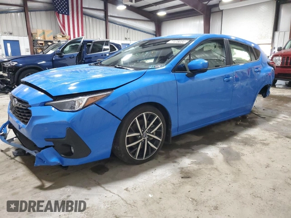 2024 Subaru Impreza Sport with VIN JF1GUAFC3R8288143, listed as a Copart auction lot 77478034 with 11,671 mi miles and Salvage Title. Bid and sale history available at carsss.com. Image 1.