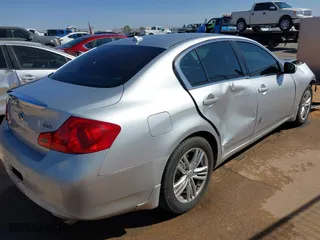 2012 Infiniti G37 Sedan x with VIN JN1CV6AR6CM970935, listed as a IAAI auction lot 41843108 with 186,526 mi miles. Bid and sale history available at carsss.com. Image 4.