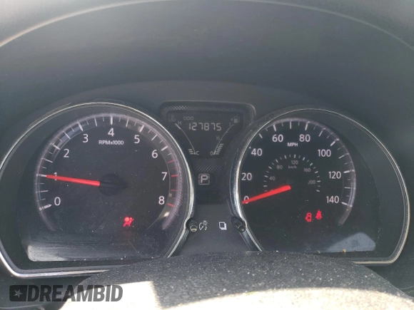 2016 Nissan Versa SV with VIN 3N1CN7AP8GL830552, listed as a Copart auction lot 52858135 with 127,875 mi miles and Salvage Title. Bid and sale history available at DreamBid. Image 9.