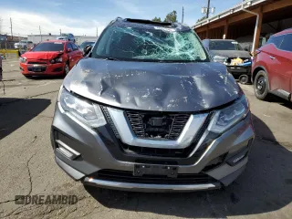 2017 Nissan Rogue SL with VIN 5N1AT2MV2HC774723, listed as a Copart auction lot 48857545 with 205,035 mi miles and Salvage Title. Bid and sale history available at carsss.com. Image 5.