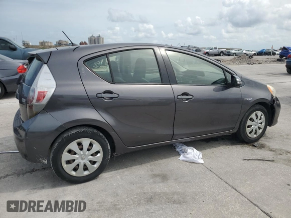 2013 Toyota Prius One with VIN JTDKDTB32D1035421, listed as a Copart auction lot 54380685 with 98,738 mi miles and Clean Title. Bid and sale history available at carsss.com. Image 3.