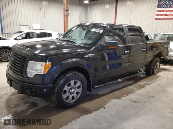 2010 Ford F-150 XL with VIN 1FTFW1EV6AFA11876, listed as a Copart auction lot 47563355 with 224,151 mi miles and Non Repairable. Bid and sale history available at carsss.com. Image 1.