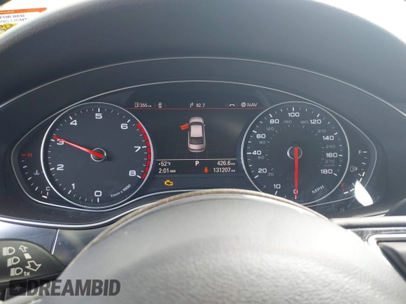 2015 Audi A6 2.0T Premium Plus with VIN WAUGFAFC6FN004079, listed as a IAAI auction lot 41756101 with 131,207 mi miles. Bid and sale history available at carsss.com. Image 7.