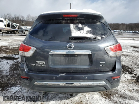 2013 Nissan Pathfinder S with VIN 5N1AR2MM1DC630287, listed as a Copart auction lot 45275765 with 129,387 mi miles and Salvage Title. Bid and sale history available at carsss.com. Image 6.