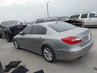 2012 Hyundai Genesis 3.8L with VIN KMHGC4DD9CU168786, listed as a IAAI auction lot 41933681 with 121,448 mi miles. Bid and sale history available at carsss.com. Image 3.