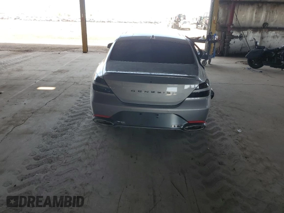 2022 Genesis G70 3.3T z VIN KMTG54TE8NU090398, wystawiony jako Copart lot #55102905 z przebiegiem 30 960 mil mil oraz Szkody całkowita. Historia ofert i sprzedaży dostępna na DreamBid. Obrazek 6.
