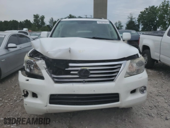 2011 Lexus LX 570 with VIN JTJHY7AX7B4082169, listed as a Copart auction lot 61801895 with 174,635 mi miles and Clean title. Bid and sale history available at DreamBid. Image 5.