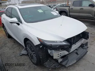 2024 Lexus RX 350h z VIN 2T2BBMCA0RC057103, wystawiony jako IAAI lot #41992214 z przebiegiem 6330 mil mil oraz . Historia ofert i sprzedaży dostępna na DreamBid. Obrazek 1.