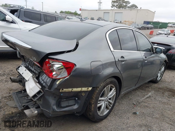 2012 Infiniti G25 Journey with VIN JN1DV6AP8CM813118, listed as a IAAI auction lot 42124025 with 152,578 mi miles and . Bid and sale history available at DreamBid. Image 4.