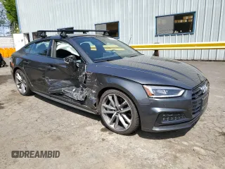 2019 Audi A5 Sportback Premium Plus с VIN WAUENCF57KA034264, выставлен на аукционе Copart как лот 55860055 с пробегом 24 803 миль миль и Списание • Salvage title. История ставок и продаж доступна на DreamBid. Изображение 4.