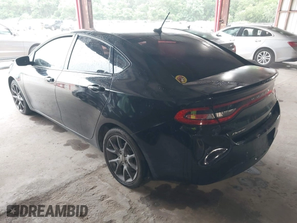 2016 Dodge Dart SE with VIN 1C3CDFAA7GD749932, listed as a IAAI auction lot 42158271 with 124,639 mi miles. Bid and sale history available at carsss.com. Image 3.